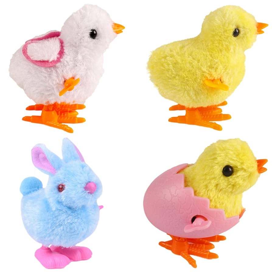 Amazon.com: CICITOYWO Bunny and Jumping Chick Wind Up Toys